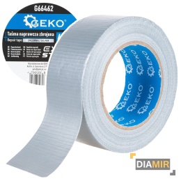 TAŚMA NAPRAWCZA ZBROJONA MOCNA 48MM 50M SREBRNA SZARA TKANINOWA STRONG