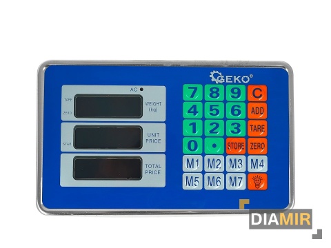 WAGA MAGAZYNOWA SKLEPOWA 30x40cm PLATFORMOWA ELEKTRONICZNA LCD 150kg OPARCIE