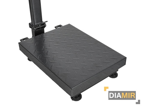 WAGA MAGAZYNOWA SKLEPOWA 30x40cm PLATFORMOWA ELEKTRONICZNA LCD 150kg OPARCIE