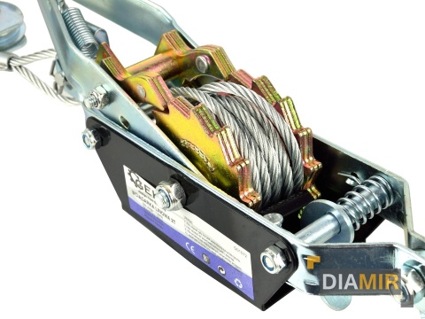 WCIĄGARKA WYCIĄGARKA NACIĄGARKA LINOWA DŹWIGNIOWA 2,5m 2T HAKI