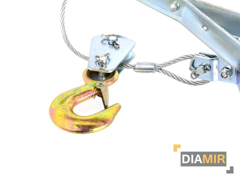 WCIĄGARKA WYCIĄGARKA NACIĄGARKA LINOWA DŹWIGNIOWA 2,5m 2T HAKI