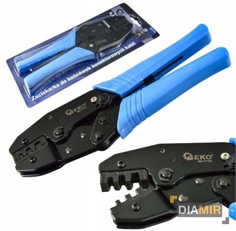 ZACISKARKA DO KOŃCÓWEK KONEKTOROWYCH KABLI 0,5-6MM2 SZCZYPCE