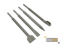ZESTAW DŁUT SDS+ 5 SZTUK PŁASKIE DO BRUZDOWANIA DŁUTA DŁUTO DO BETONU PLUS