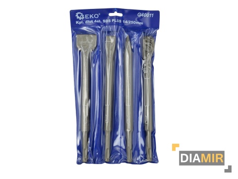 ZESTAW DŁUT SDS+ 5 SZTUK PŁASKIE DO BRUZDOWANIA DŁUTA DŁUTO DO BETONU PLUS