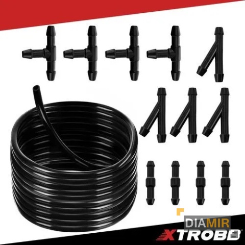 ZESTAW NAPRAWCZY DO SRYSKIWACZY ZRASZACZY WĘŻYK WĄŻ 2m ZŁĄCZKI TRÓJNIKI T Y