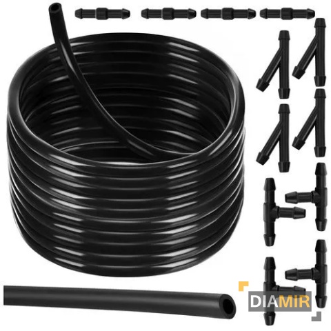 ZESTAW NAPRAWCZY DO SRYSKIWACZY ZRASZACZY WĘŻYK WĄŻ 2m ZŁĄCZKI TRÓJNIKI T Y