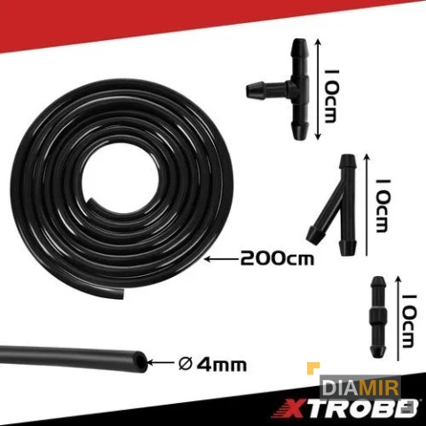 ZESTAW NAPRAWCZY DO SRYSKIWACZY ZRASZACZY WĘŻYK WĄŻ 2m ZŁĄCZKI TRÓJNIKI T Y