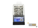 ZESTAW WIERTEŁ HSS WIERTŁA DO METALU 19 EL 1-10 MM STAL CYLINDRYCZNE 135