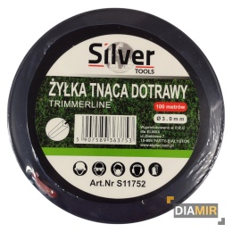 ŻYŁKA TNĄCA DO KOSY PODKASZARKI ŻYŁKOWEJ KWADRAT 3,0 mm 100 m WZMACNIANA