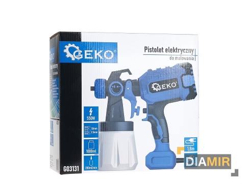 AGREGAT 400W ELEKTRYCZNY PISTOLET NATRYSKOWY MALARSKI 1,8 I 2,5MM + NASADKI