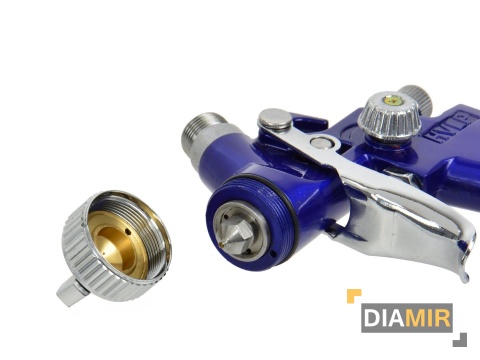 PISTOLET LAKIERNICZY MINI HVLP 0,8 MM ZBIORNIK 125ml DO MALOWANIA