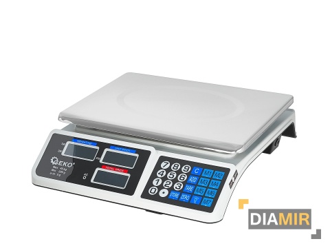 ELEKTRONICZNA BEZPRZEWODOWA WAGA SKLEPOWA LCD 40KG AKUMULATOROWA 2g