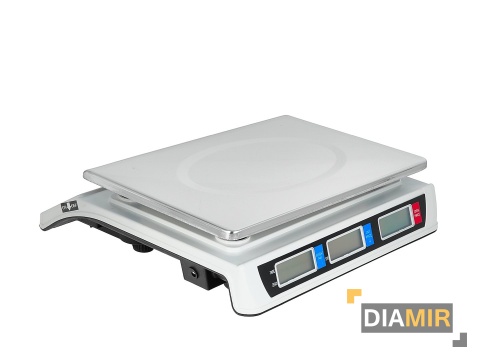 ELEKTRONICZNA BEZPRZEWODOWA WAGA SKLEPOWA LCD 40KG AKUMULATOROWA 2g