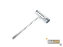 KLUCZ DO ŚWIEC 13X19MM UNIWERSALNY ZE ŚRUBOKRĘTEM PŁASKIM NARZĘDZIE 2W1