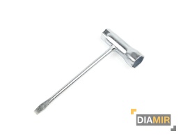 KLUCZ DO ŚWIEC 13X19MM UNIWERSALNY ZE ŚRUBOKRĘTEM PŁASKIM NARZĘDZIE 2W1