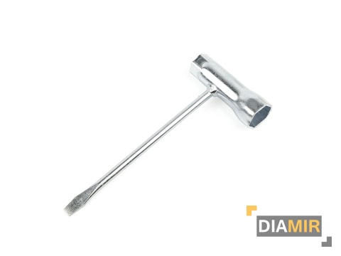KLUCZ DO ŚWIEC 13X19MM UNIWERSALNY ZE ŚRUBOKRĘTEM PŁASKIM NARZĘDZIE 2W1
