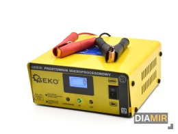ŁADOWARKA PROSTOWNIK MIKROPROCESOROWY DO AKUMULATORA LCD 6V 12V 15A