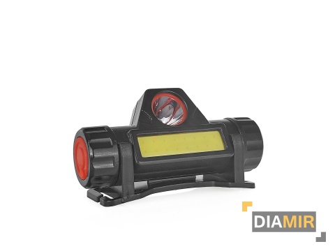 LATARKA CZOŁOWA LED COB XPE AKUMULATOROWA 200 LM USB 2 TRYBY ŚWIECENIA