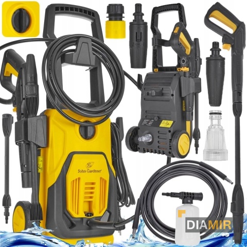 MYJKA CIŚNIENIOWA 1800W TURBO DYSZA 230 BAR MOCNA ALUMINIOWA POMPA WYDAJNA
