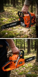 PIŁA SPALINOWA PILARKA ŁAŃCUCHOWA 3KM DO DREWNA 38CM 15" 0,325 MOCNA ZESTAW
