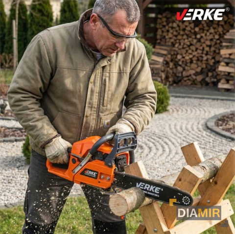 PIŁA SPALINOWA PILARKA ŁAŃCUCHOWA 3KM DO DREWNA 38CM 15" 0,325 MOCNA ZESTAW