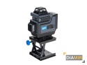 POZIOMICA LASEROWA 4D 16 LINII STATYW WALIZKA 360° 2xAKU 3Ah LASER KRZYŻOWY