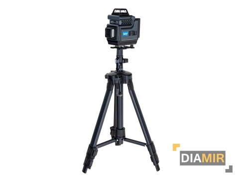 POZIOMICA LASEROWA 4D 16 LINII STATYW WALIZKA 360° 2xAKU 3Ah LASER KRZYŻOWY
