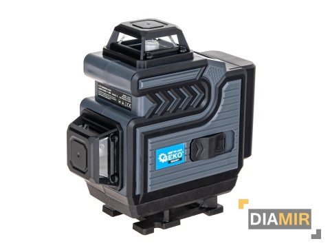 POZIOMICA LASEROWA 4D 16 LINII STATYW WALIZKA 360° 2xAKU 3Ah LASER KRZYŻOWY