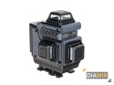 POZIOMICA LASEROWA 4D 16 LINII STATYW WALIZKA 360° 2xAKU 3Ah LASER KRZYŻOWY