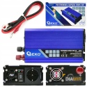 PRZETWORNICA PRĄDU 24V 230V 1000W CZYSTY SINUS USB DO KAMPERÓW CIĘŻARÓWEK