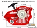 STARTER SZARPAK ROZRUSZNIK GAŁEZIÓWKI PIŁY PILARKI VERKE V90005 DEMON ECHO