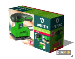 SZLIFIERKA CZYSZCZARKA OSCYLACYJNA VERTO 150W STOPA 90x187 mm DREWNO METAL