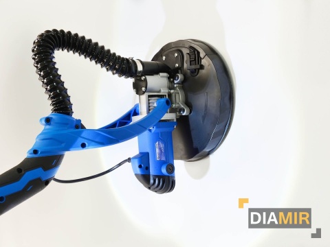 SZLIFIERKA DO GIPSU ŻYRAFA 710W LED TELESKOPOWA 215MM 2X RUCHOMA GŁOWICA