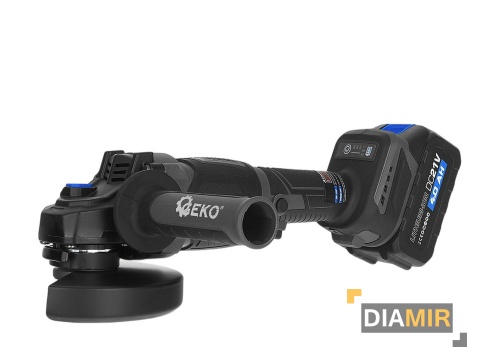 SZLIFIERKA KĄTOWA AKUMULATOROWA BEZSZCZOTKOWA 2x AKU 4,0 Ah 125MM 950W 21V