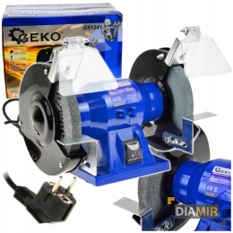 SZLIFIERKA STOŁOWA 150W 2x KRAMIEŃ 150x16x12,7mm 2950rpm 230V GEKO