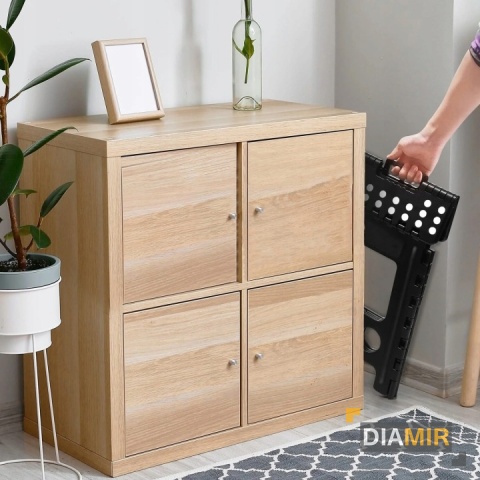 TABORET SKŁADANY WARSZTATOWY DUŻY STOŁEK ANTYPOŚLIZGOWY LEKKI CZARNY ROZKŁADANY 39 CM