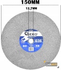 TARCZA SZLIFIERSKA OSTRZENIA 150x16x12,7mm KAMIEŃ DO SZLIFIERKI STOŁOWEJ G36