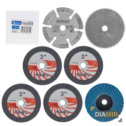 TARCZE MINI SZLIFIERKI TARCZA TNĄCA DIAMENTOWA DREWNA ŚCIERNA BETONU 76mm