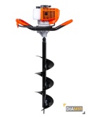 WIERTNICA SPALINOWA GLEBOWA ŚWIDER DO ZIEMI WIERTŁA 10 15 20cm ADAPTER 50cm