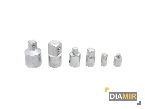 ZESTAW REDUKCJI DO KLUCZY NASADOWYCH ADAPTERY 1/4 " 3/8 " 1/2 " 3/4 "