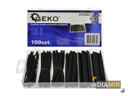 ZESTAW RUREK TERMOKURCZLIWYCH KOSZULKA TERMOKURCZLIWA 1,5 MM 100 SZT.