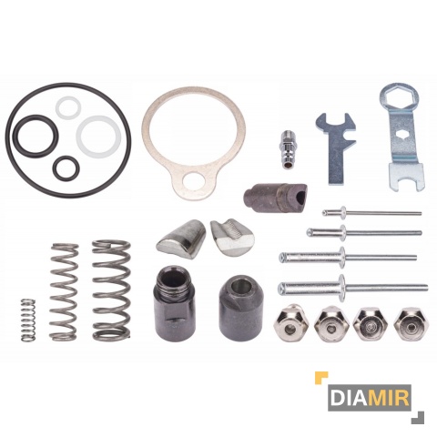 NITOWNICA PNEUMATYCZNA 2,4 - 4,8 mm 6,3 Bar 4x końcówka