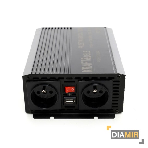 PRZETWORNICA PRĄDU 700W - 12V DC/AC + kable do akumulatora
