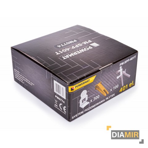 System do poziomowania płytek 401el kliny klipsy szczypce