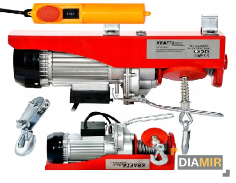 WCIĄGARKA WYCIĄGARKA elektryczna LINIOWA 125 kg /250 kg