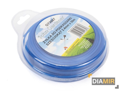 Żyłka do podkaszarki sześciokąt 2,4mm x 50m