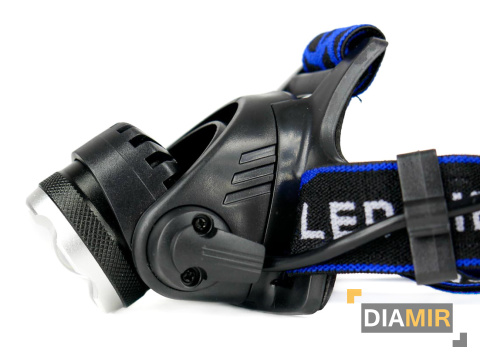 LATARKA CZOŁOWA CZOŁÓWKA LED CREE T6 MOCNA AKUMULATOROWA LAMPKA NA GŁOWĘ