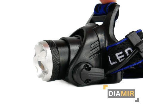 LATARKA CZOŁOWA CZOŁÓWKA LED CREE T6 MOCNA AKUMULATOROWA LAMPKA NA GŁOWĘ