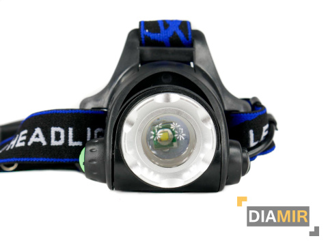 LATARKA CZOŁOWA CZOŁÓWKA LED CREE T6 MOCNA AKUMULATOROWA LAMPKA NA GŁOWĘ