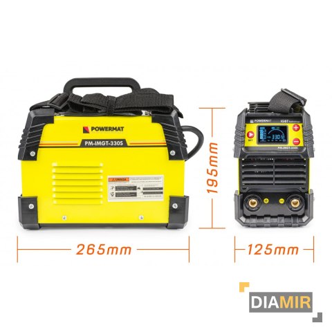 SPAWARKA inwertorowa 330A IGBT inteligentny LCD VRD ANTY stic